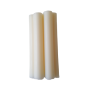 Mobile Preview: Kleeblatt Kerze aus Rapswachs – Natur oder Hellgrün - Kerzengröße: ca. H: 9 cm, Ø 4 cm